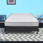 Sommier tapissier de 4,5 et 8 pouces, assemblage simple et facile, structure en bois robuste et durable pour soulager la pression, noir