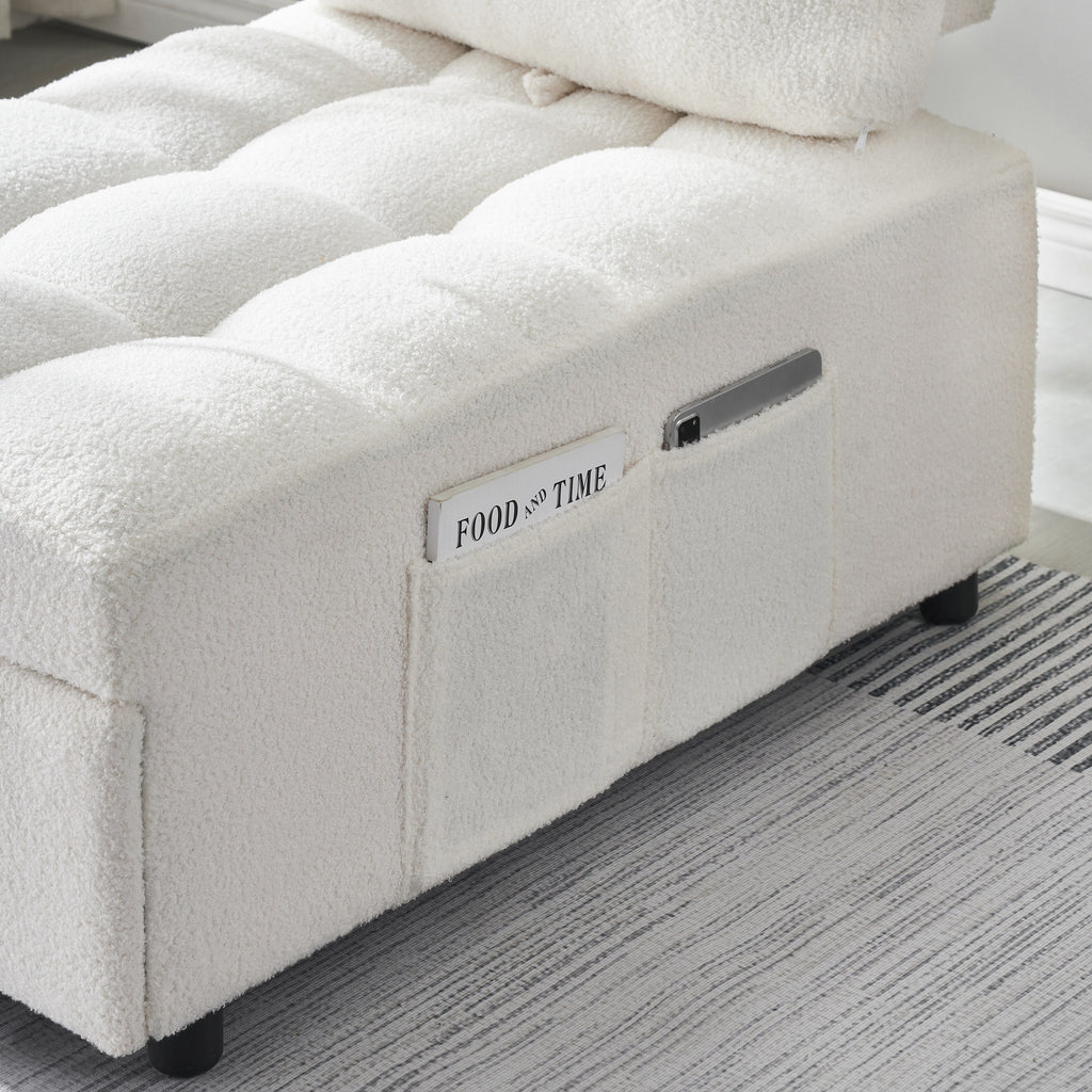 Canapé-lit convertible de 40,2 pouces pour salon ou bureau