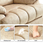 Fauteuil inclinable manuel surdimensionné 41 W, canapés inclinables extra larges