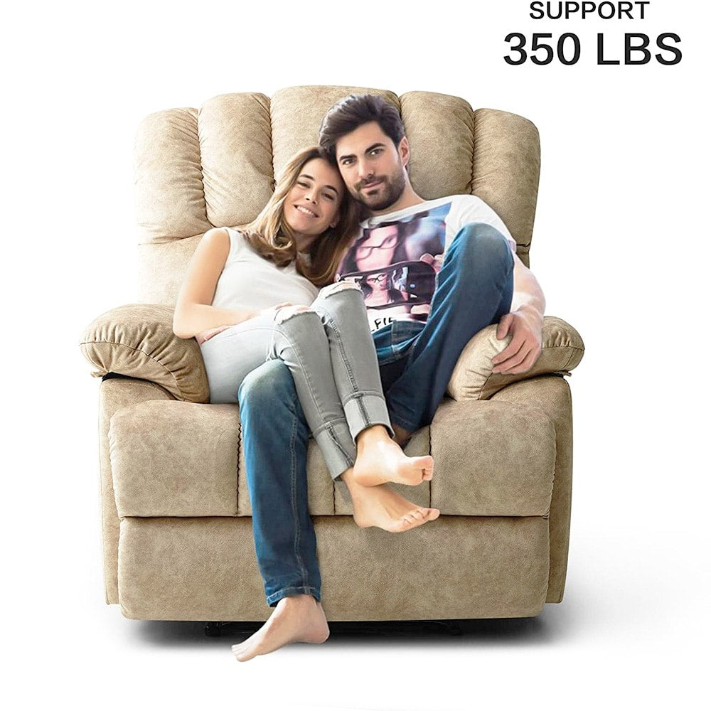 Fauteuil inclinable manuel surdimensionné 41 W, canapés inclinables extra larges