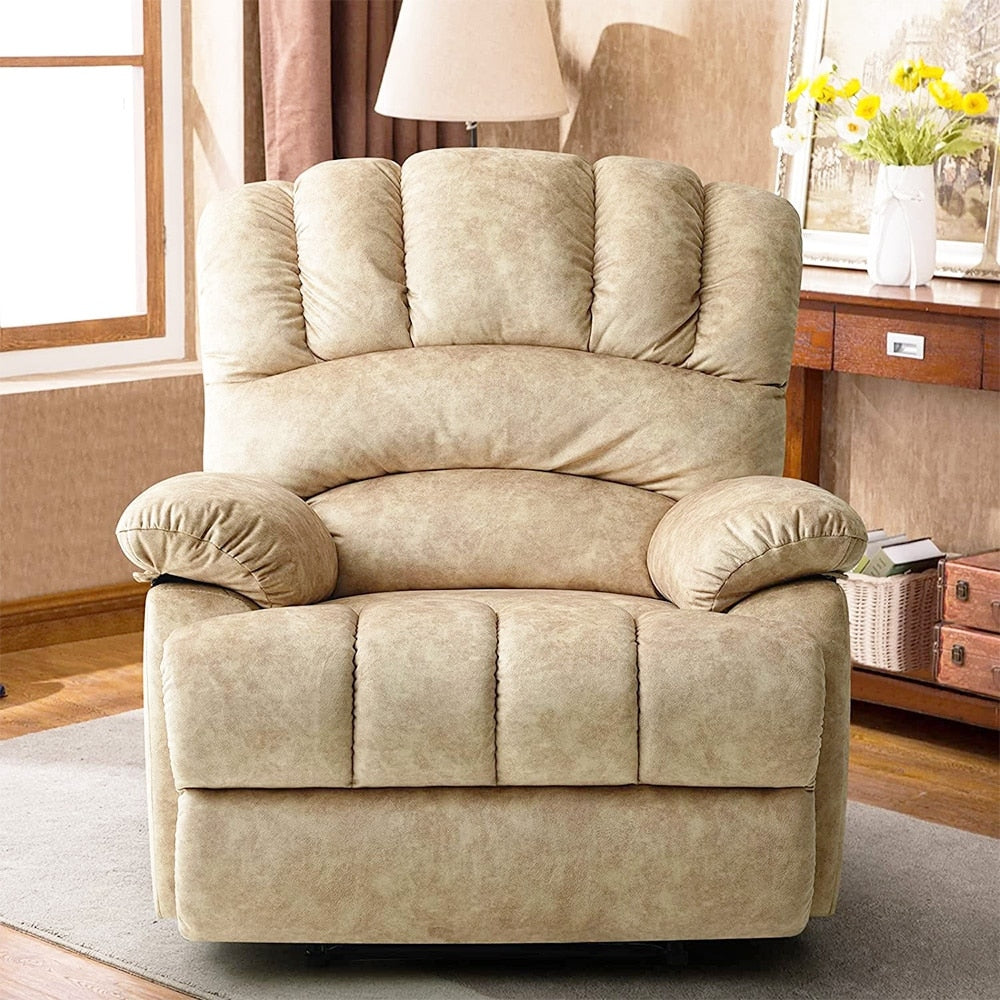 Fauteuil inclinable manuel surdimensionné 41 W, canapés inclinables extra larges