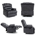 Fauteuil inclinable manuel surdimensionné 41 W, canapés inclinables extra larges