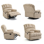 Fauteuil inclinable manuel surdimensionné 41 W, canapés inclinables extra larges