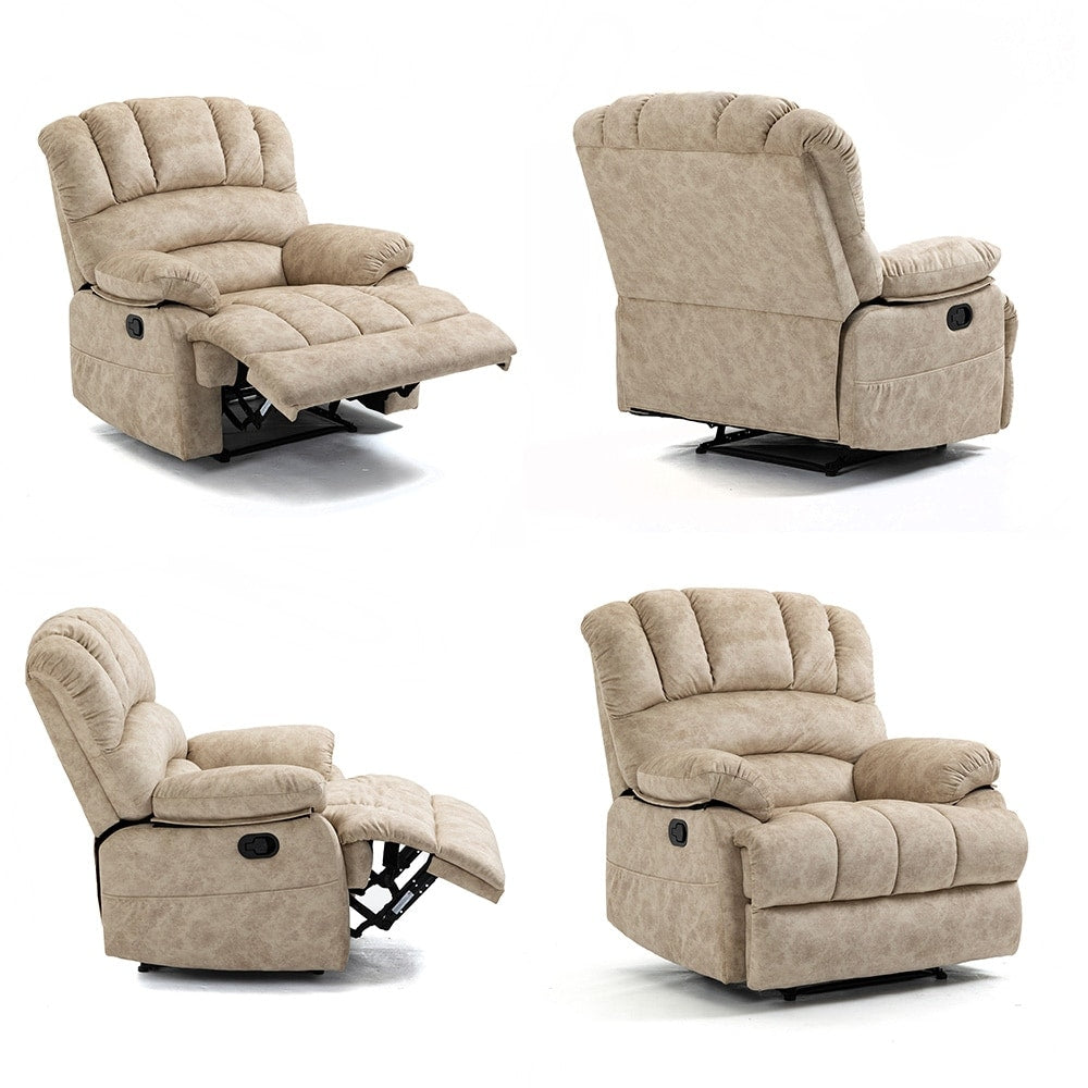 Fauteuil inclinable manuel surdimensionné 41 W, canapés inclinables extra larges