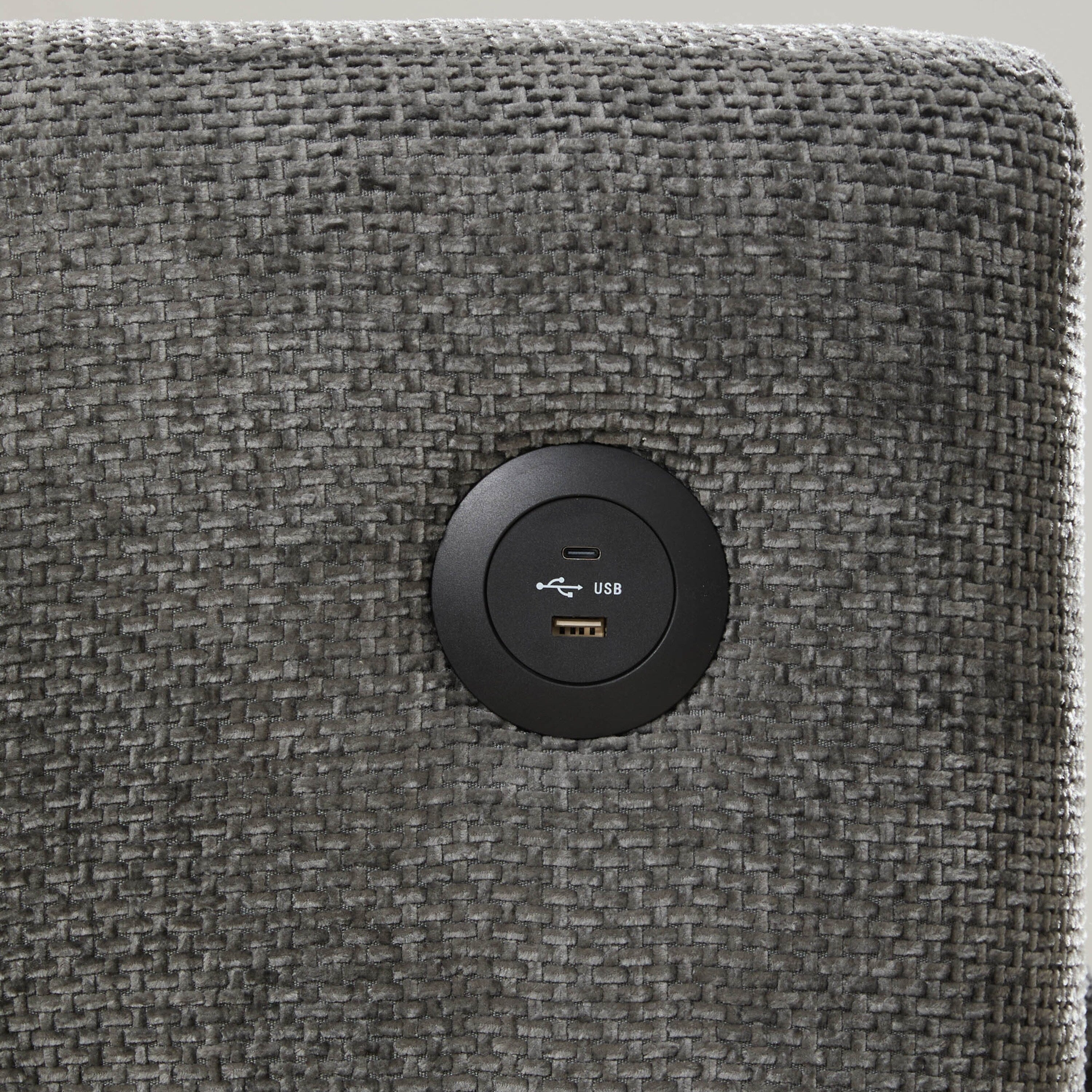 Fauteuil simple en chenille 42 x 33, siège large, double chargeur, 2 couleurs