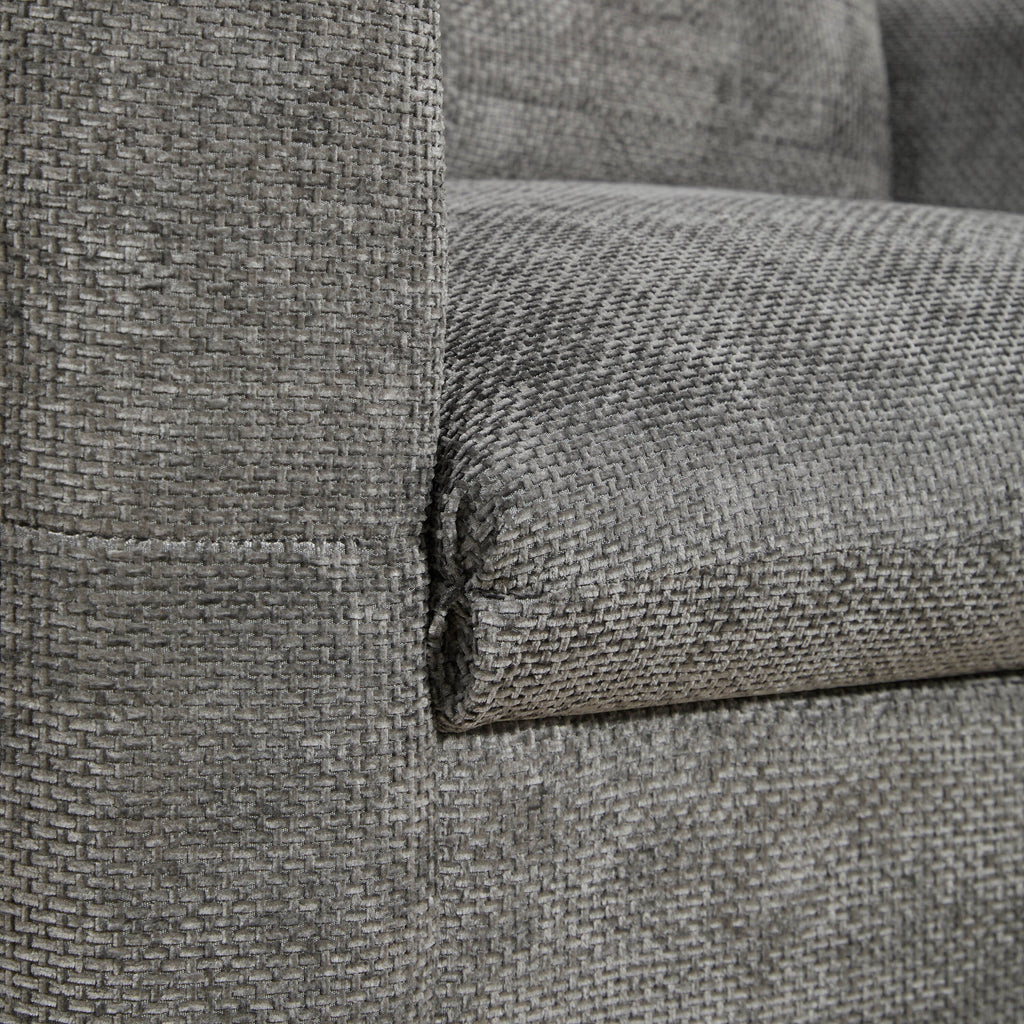 Fauteuil à siège large de 42 pouces avec chargeur à deux ports et conception de traction capitonnée par Harper&amp;Bright Designs