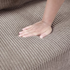 Canapé-lit double en velours côtelé 47,2 avec matelas pliable, table d'appoint, ports USB et poche de rangement