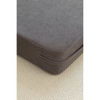 Canapé-lit 2 places en velours côtelé 47,63 avec oreiller, matelas de sol et dossier pour salon