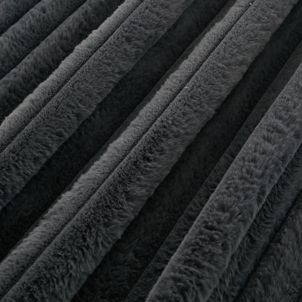 Chaise longue surdimensionnée en velours côtelé de 47,7 po avec fauteuil inclinable ottoman