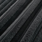 Chaise longue surdimensionnée en velours côtelé de 47,7 po avec fauteuil inclinable ottoman