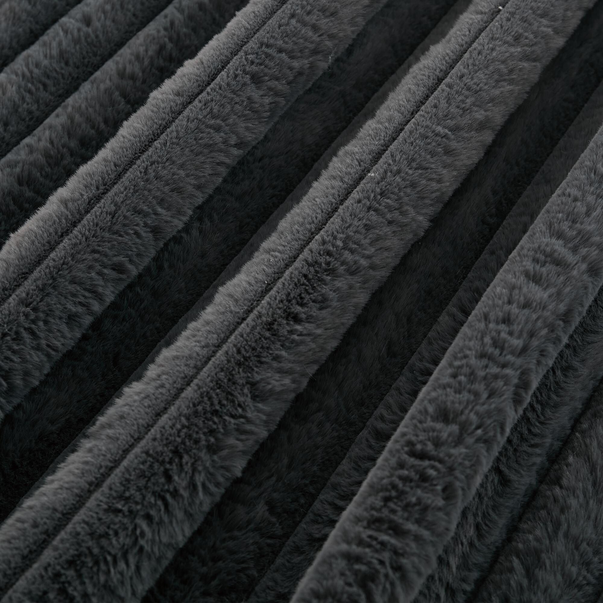 Chaise longue surdimensionnée en velours côtelé 47,7 avec pouf