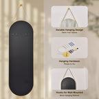 Miroir mural suspendu pleine longueur 48 x 16 avec sangle en cuir