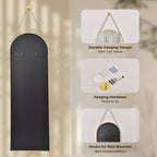 Miroir mural suspendu pleine longueur 48 x 16 avec sangle en cuir