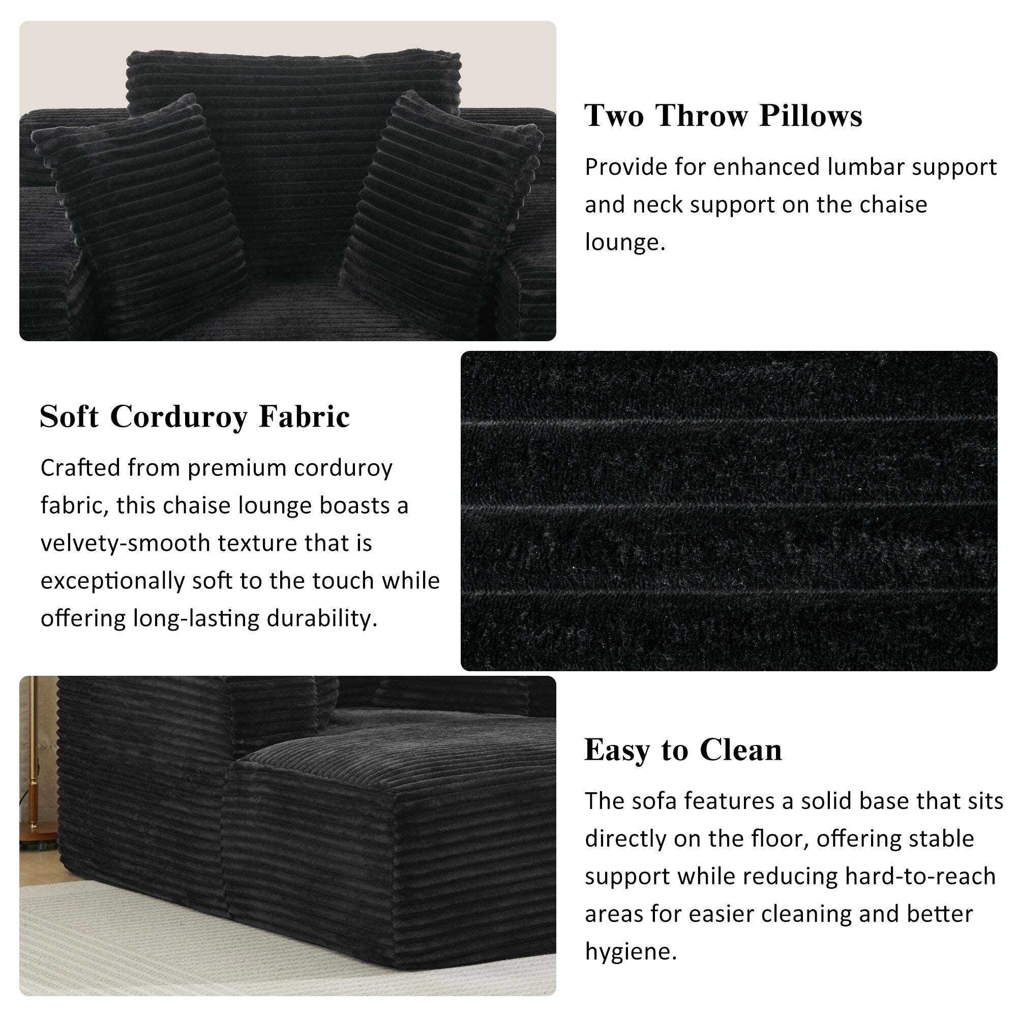 Canapé-lit 48,82 places avec coussins amovibles pour salon et chambre