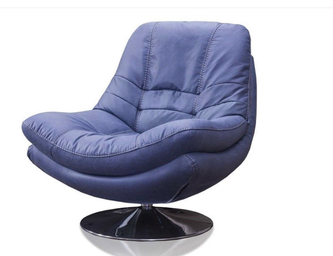 Chaise pivotante Axis en bleu