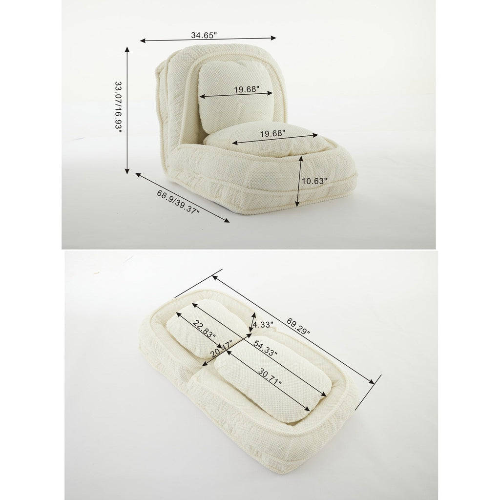 Canapé paresseux réglable à 5 positions