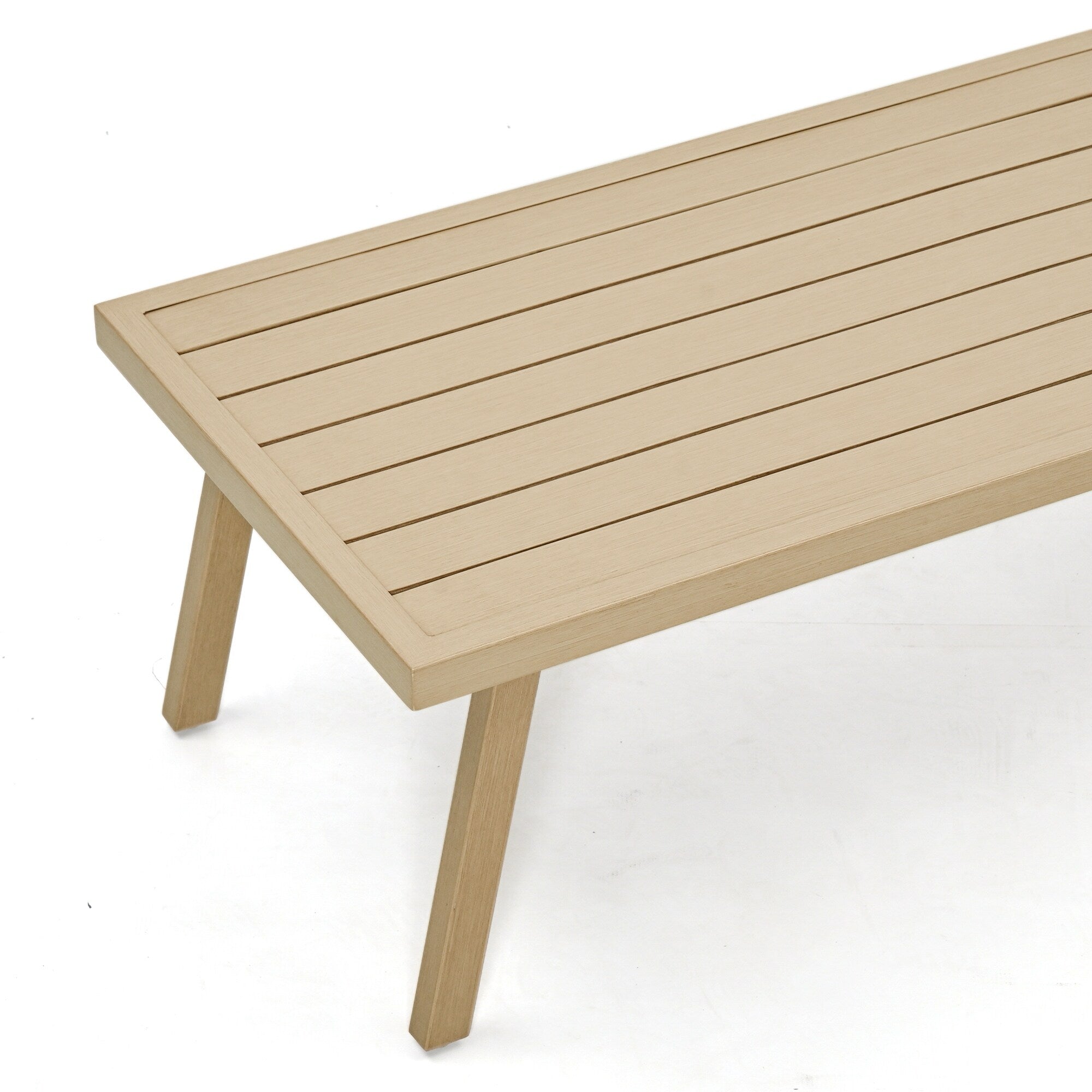 Ensemble de salon de jardin en aluminium pour 5 personnes avec chaises pivotantes, table basse et coussins