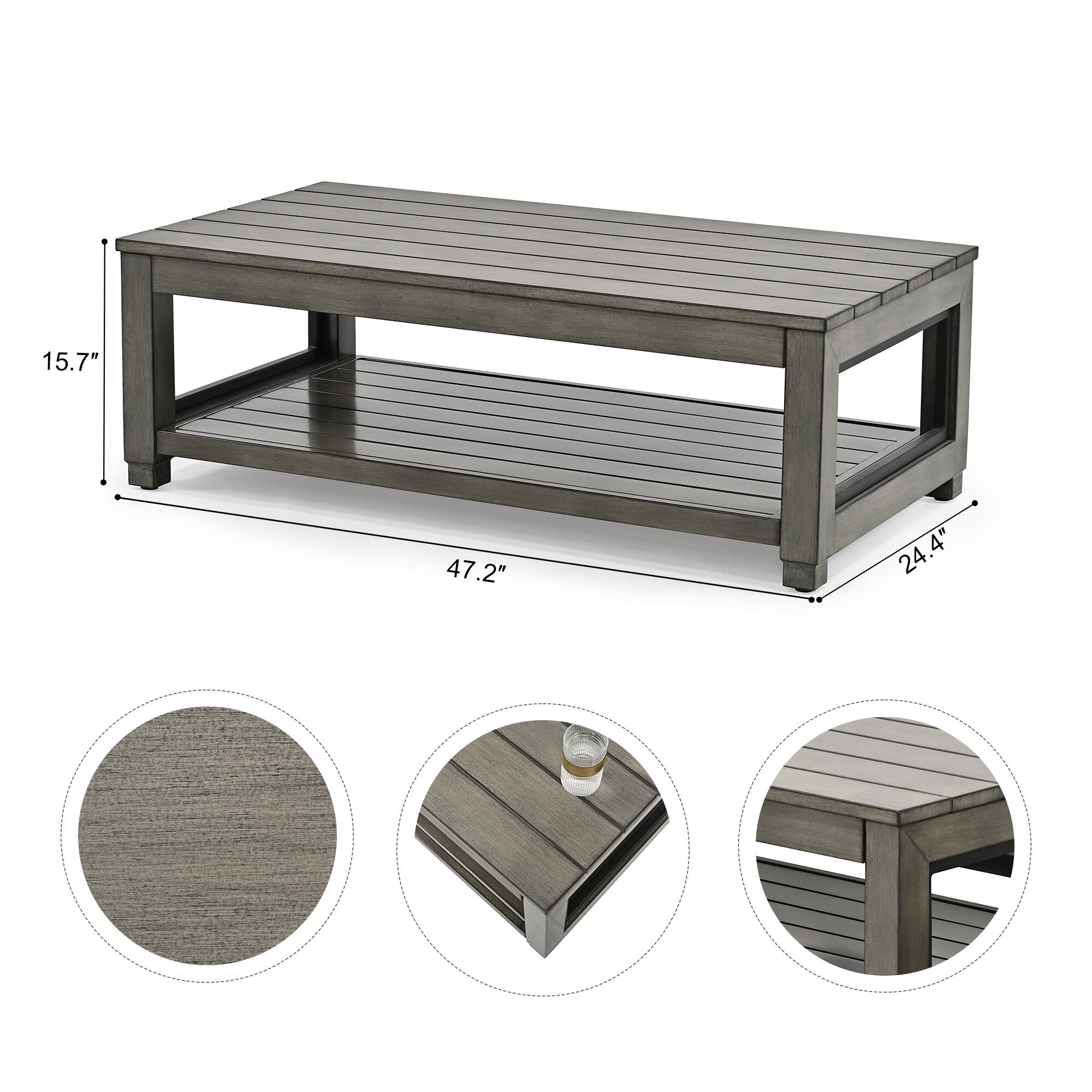 Ensemble de salon de jardin en aluminium pour 5 personnes avec chaises pivotantes, cadre et coussins peints à la main