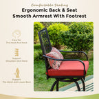 Ensemble de salle à manger de 5 pièces, 4 chaises de bar pivotantes en rotin ou 4 chaises de bar pivotantes en métal et 1 table de bar rectangulaire en métal