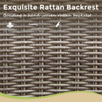 Ensemble de salle à manger de 5 pièces, 4 chaises de bar pivotantes en rotin ou 4 chaises de bar pivotantes en métal et 1 table de bar rectangulaire en métal