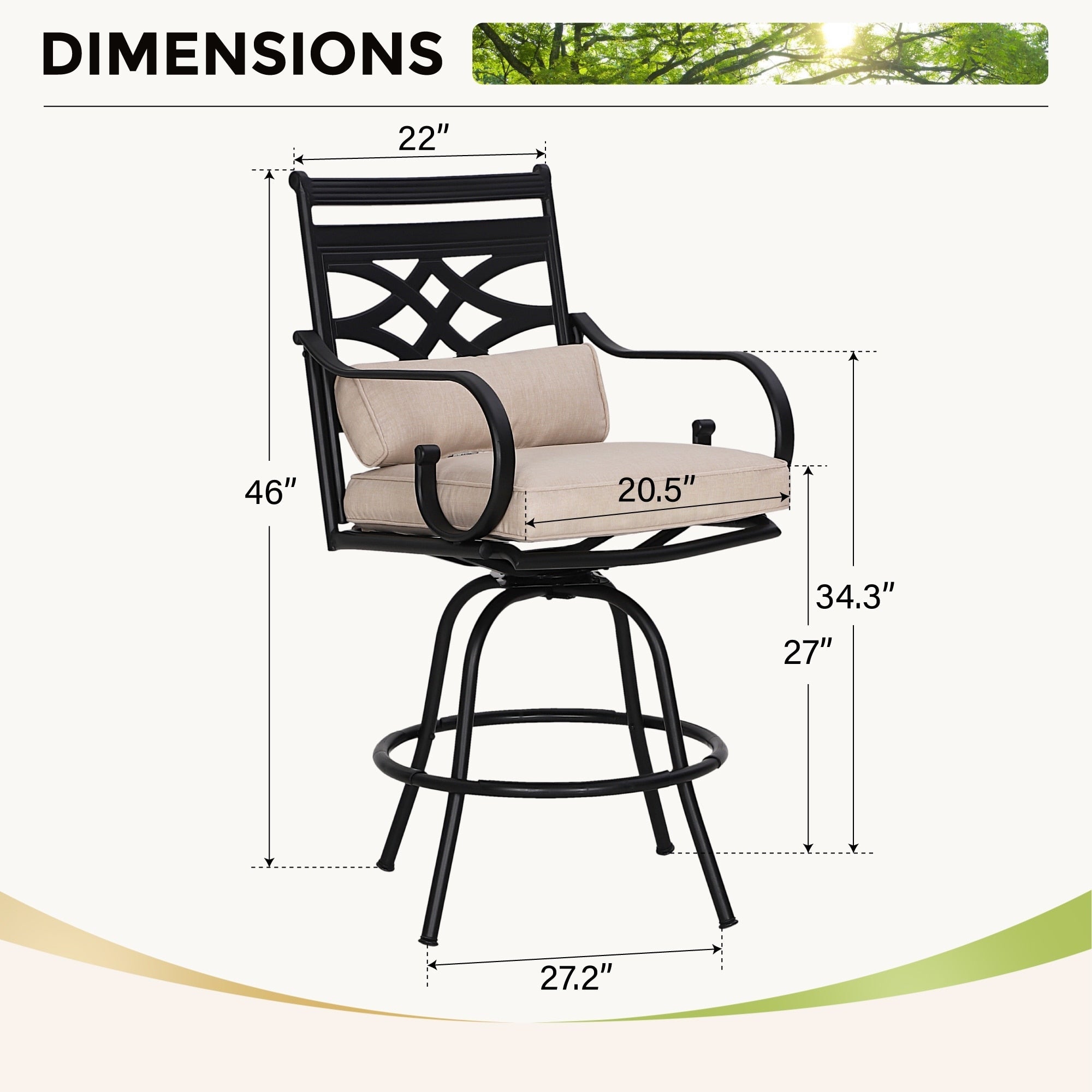 Ensemble de salle à manger de 5 pièces, 4 chaises de bar pivotantes en rotin ou 4 chaises de bar pivotantes en métal et 1 table de bar rectangulaire en métal