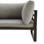 Ensemble de canapés de conversation d'extérieur en métal 5 pièces