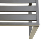 Ensemble de canapés de conversation d'extérieur en métal 5 pièces