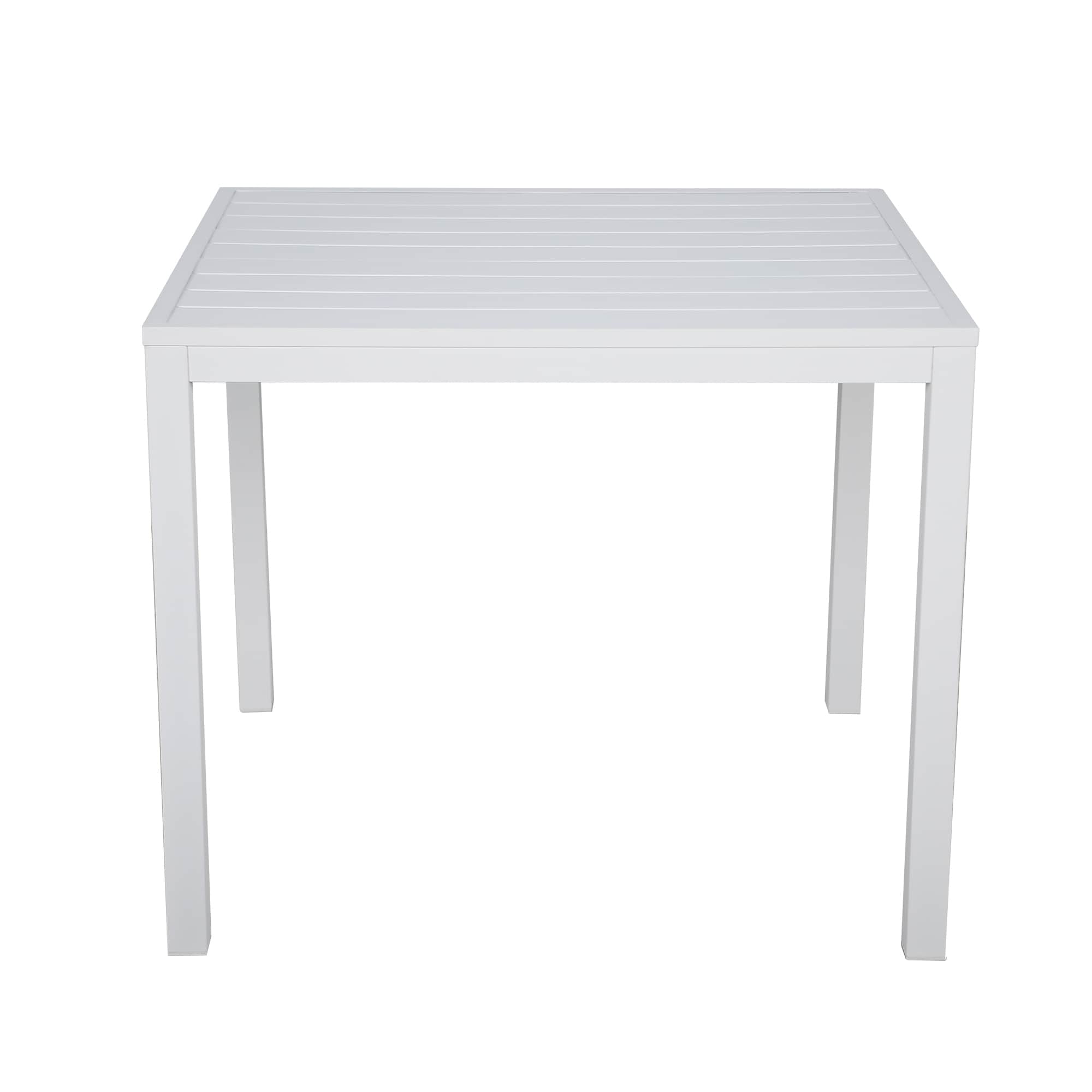 Ensemble de salle à manger d'extérieur en aluminium 5 pièces