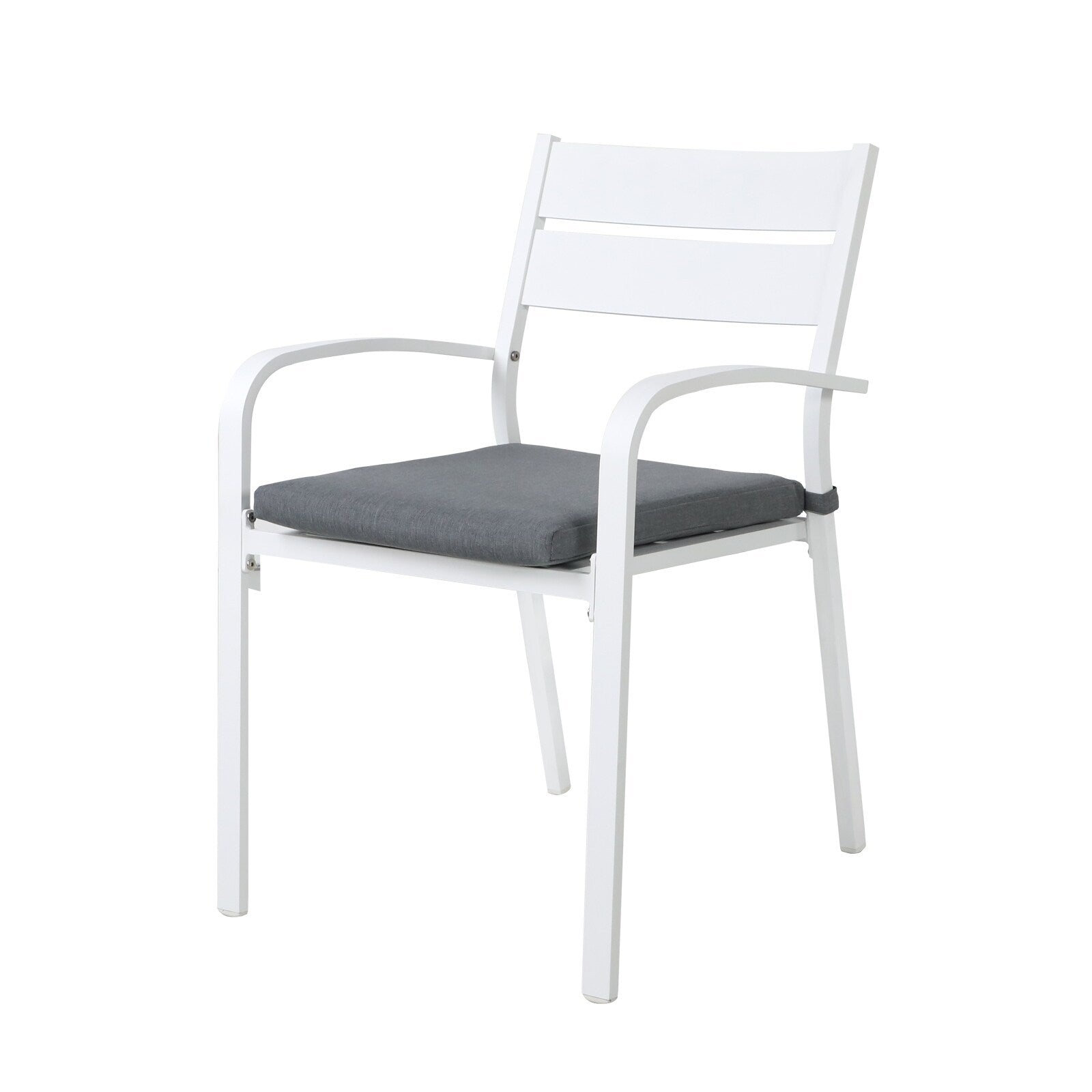 Ensemble de salle à manger d'extérieur en aluminium 5 pièces