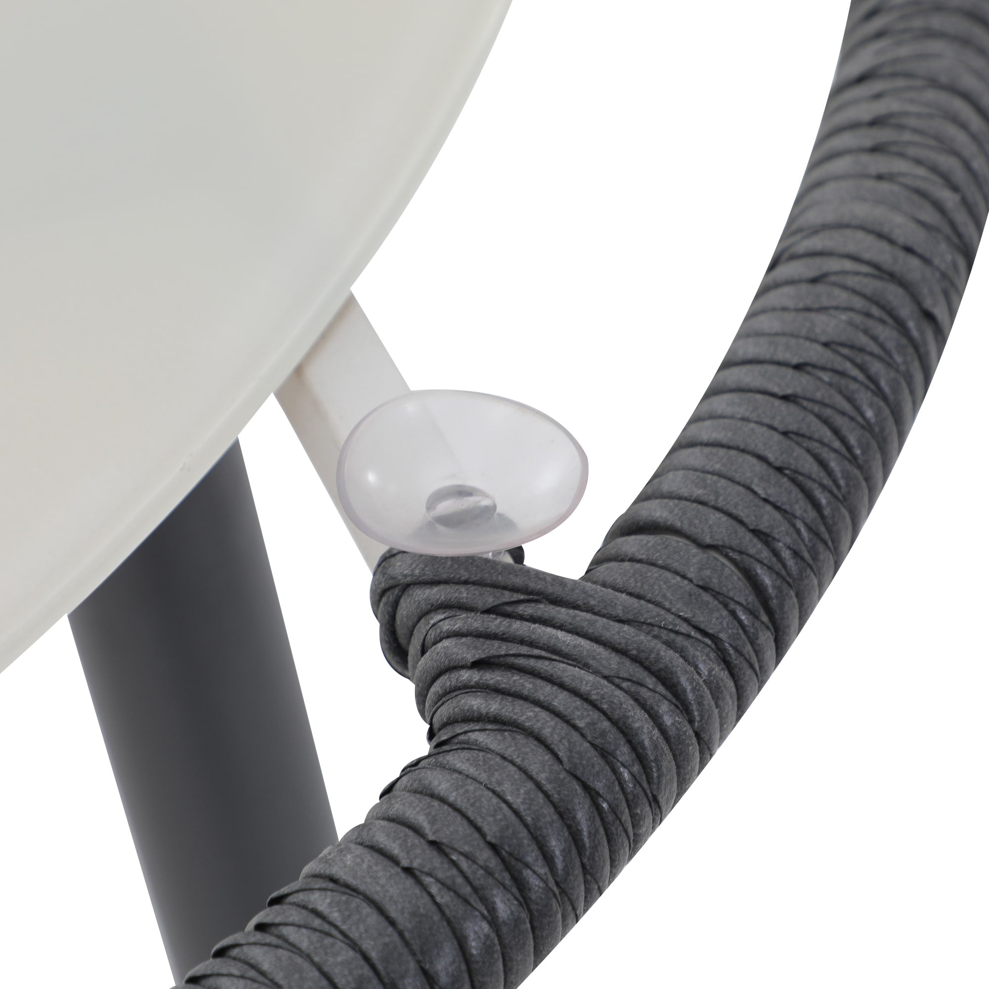 Ensemble de salle à manger d'extérieur en osier 5 pièces pour patio