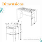 Ensemble de salle à manger d'extérieur en acier 5 pièces avec 4 chaises, bar et coussins