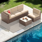 Ensemble de meubles de patio 5 pièces