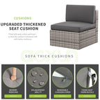 Ensembles de meubles de patio 5 pièces