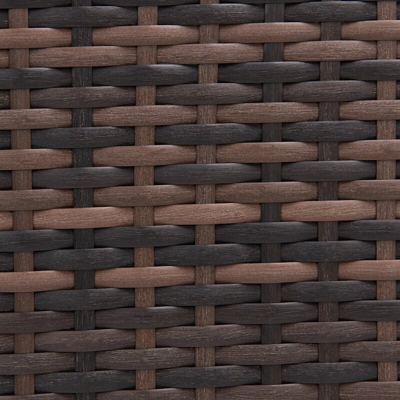 Ensemble de 3 canapés d'extérieur en osier pour patio