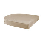 Ensemble de salle à manger en résine tressée blanche 5 pièces