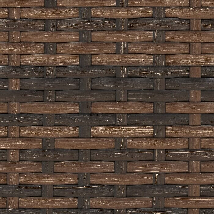 Ensemble de meubles de patio en osier de 5 pièces