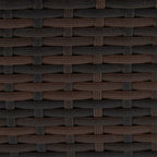 Ensemble de meubles de patio en osier de 5 pièces