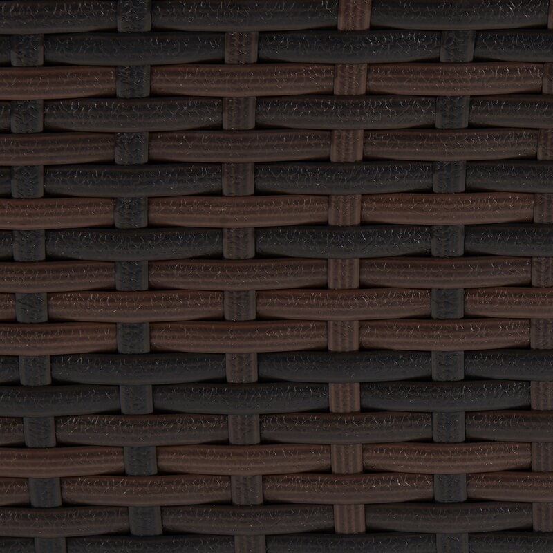 Ensemble de meubles de patio en osier de 5 pièces