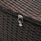 Ensemble de meubles de patio en osier de 5 pièces