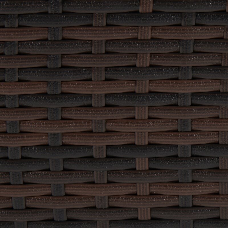 Ensemble de meubles de patio en osier de 5 pièces