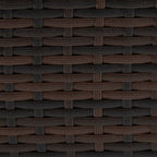 Ensemble de meubles de patio en osier de 5 pièces