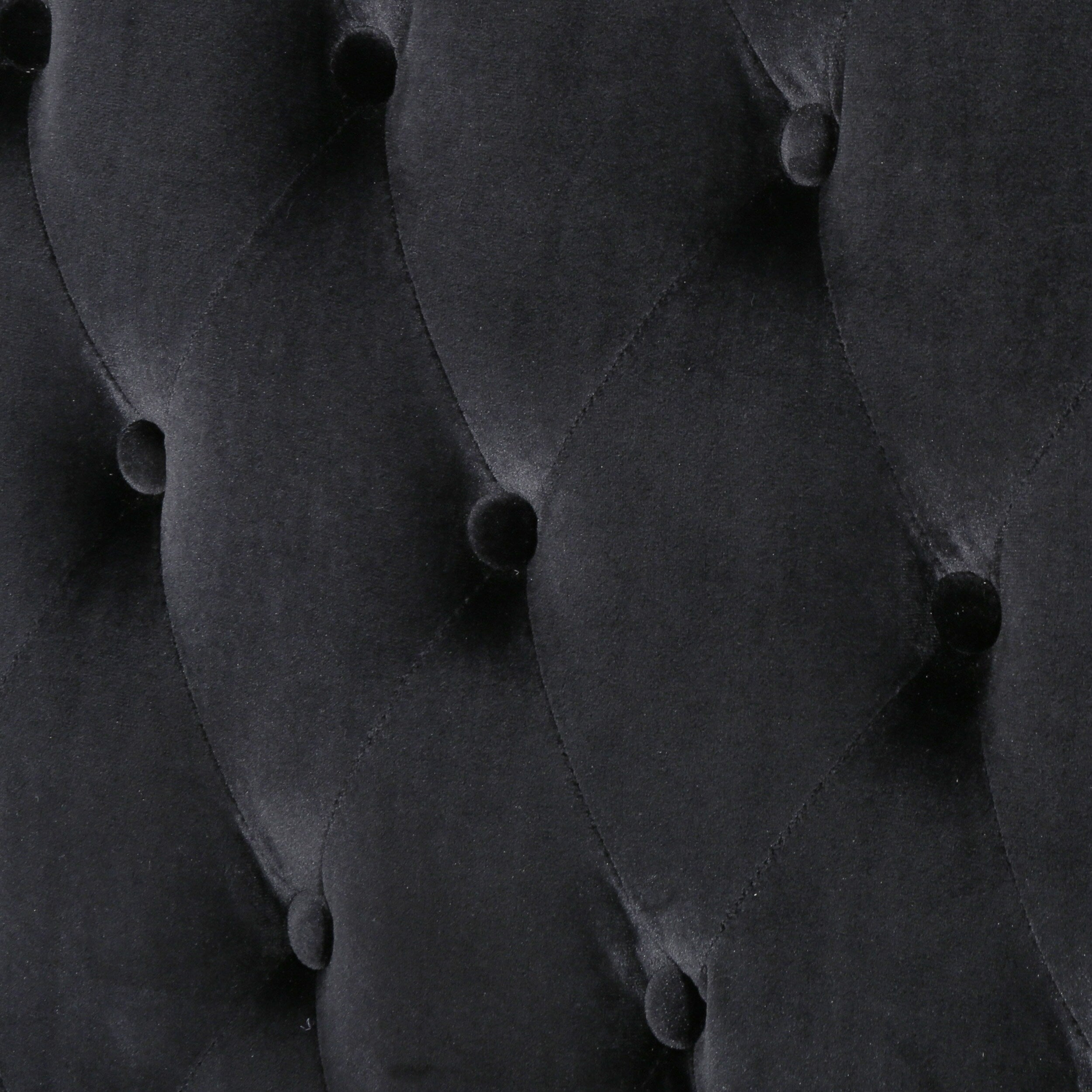 Canapé causeuse capitonné en velours avec pieds en bois pour salon (50,25")