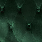 Canapé causeuse capitonné en velours avec pieds en bois pour salon (50,25")