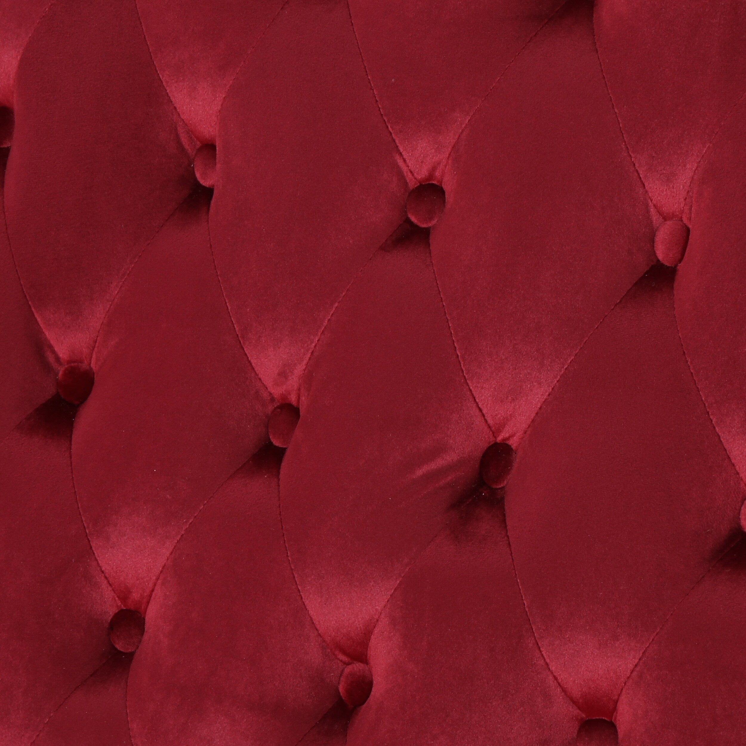 Canapé causeuse capitonné en velours avec pieds en bois pour salon (50,25")