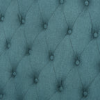 Canapé causeuse capitonné en velours avec pieds en bois pour salon (50,25")