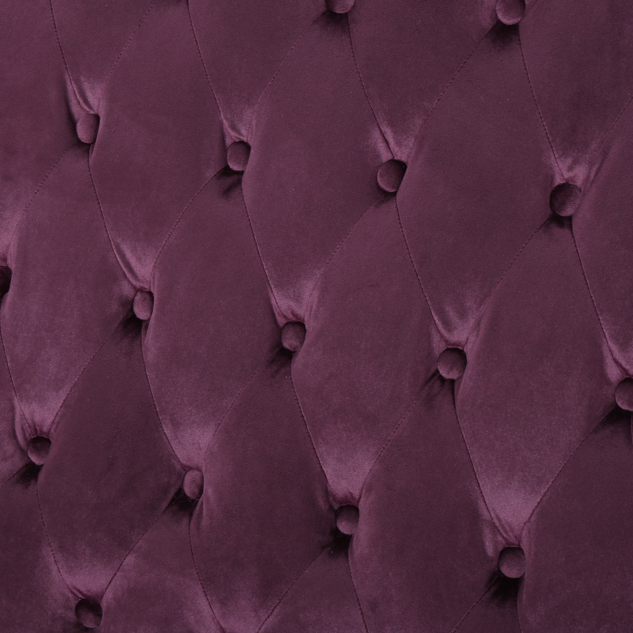 Canapé causeuse capitonné en velours avec pieds en bois pour salon (50,25")