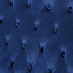 Canapé causeuse capitonné en velours avec pieds en bois pour salon (50,25")