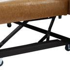 Canapé-lit convertible en polyuréthane 51,57 po avec 3 ports USB, capacité de charge de 181 kg et mécanisme de lit gigogne