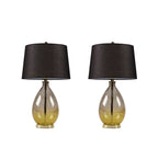Lampe de table Cortina en verre ombré 510 Design, lot de 2