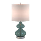 Lampe de table en verre courbé Ellipse, lot de 2